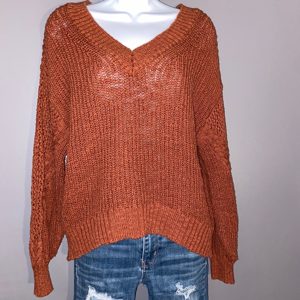 American Eagle Sweater (Burnt Orange)